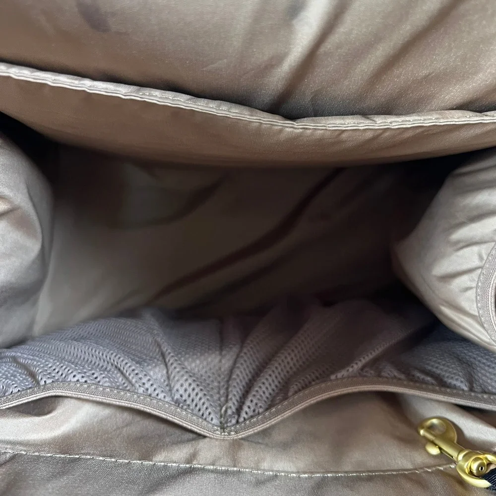 Freshly Picked Diaper Bag Backpack Butterscotch/Tan 14x12x7 Preowned Nice